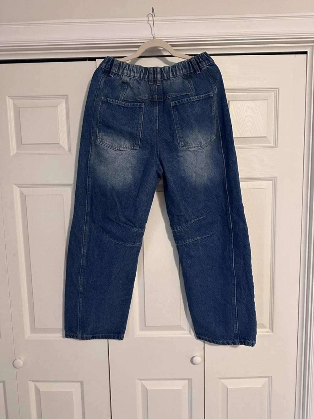 bohme Washed Blue Women's Relaxed Straight Jeans - Picture 5 of 7